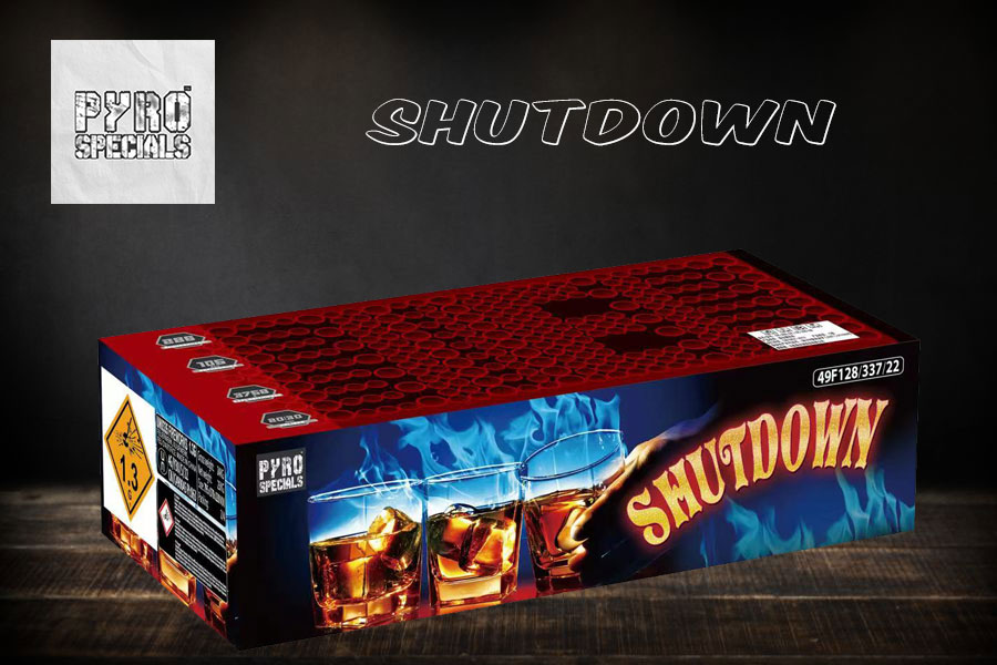 Shutdown von Pyrospecials - Feuerwerksbatterie