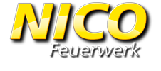 Römisches Lichterbündel, violett-grün von Nico Feuerwerk