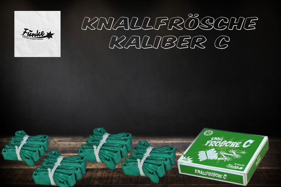 Funke Knallfrösche C - 4 Stück je Packung