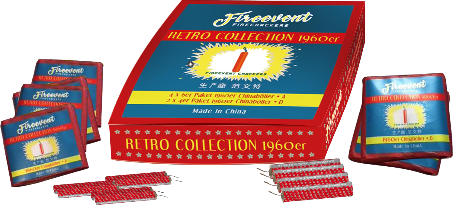 Retro Collection 1960er (Batch 2019) - China Böller Sortiment