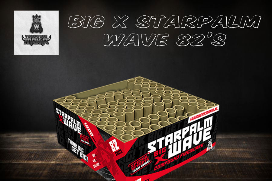 Big X Starpalm Wave 82'S von Geisha - Batteriefeuerwerk