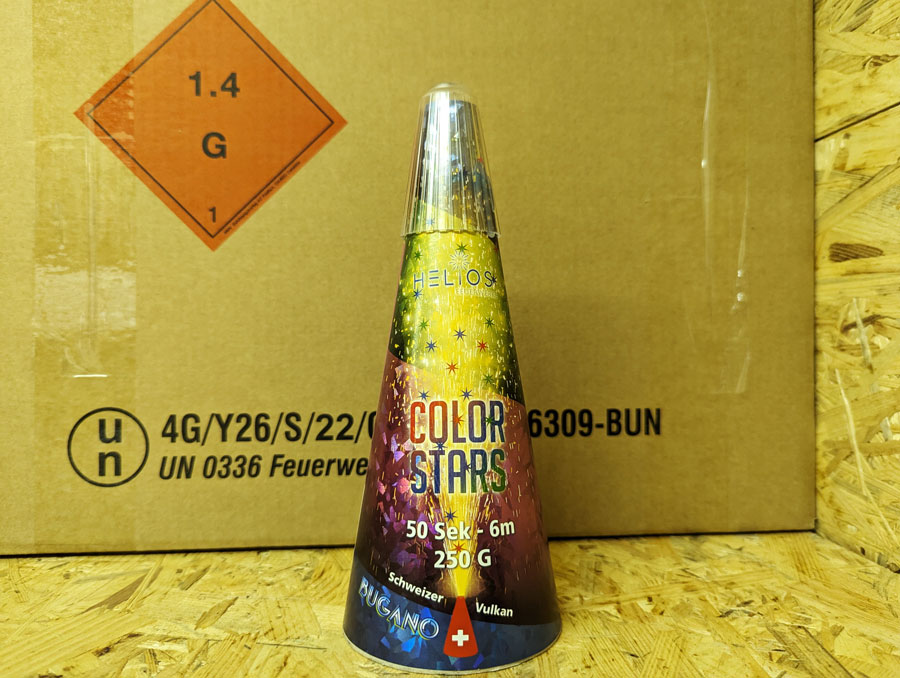 Schweizer Vulkan Color Dream von Bugano Feuerwerk