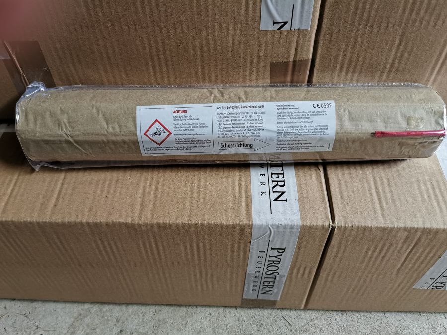 Römisches Lichterbündel, weiß