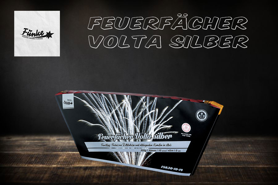 Feuerfächer Volta Silber von Funke - Singlerow