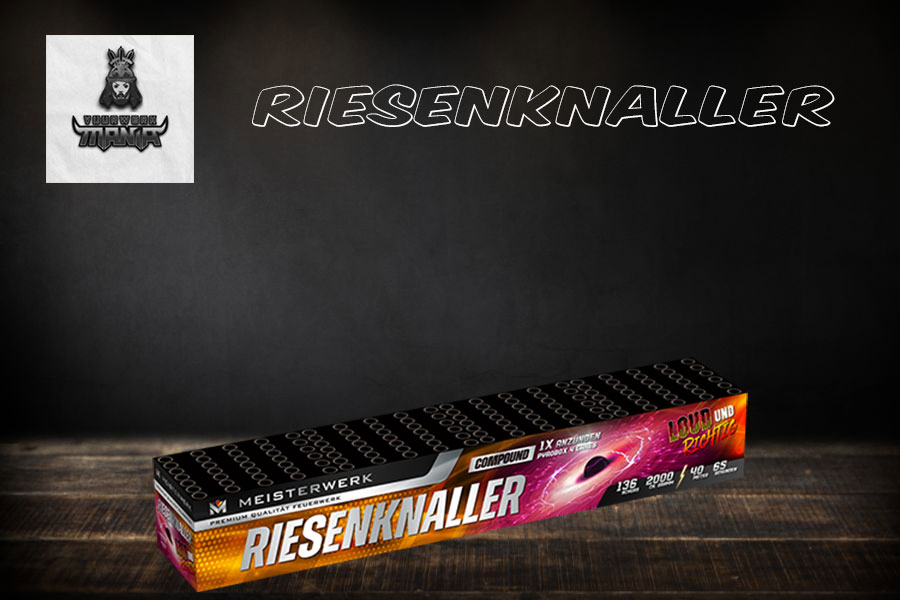 Riesenknaller Compoind von Geisha - Batteriefeuerwerk