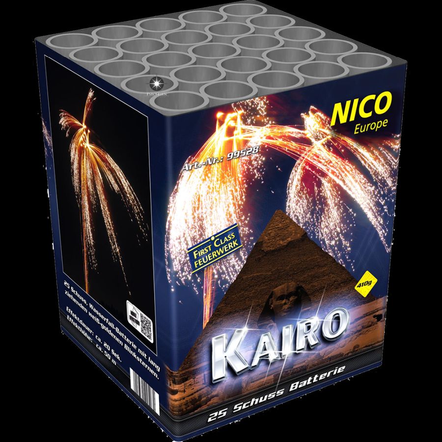 Kairo - Gold Wasserfall Feuerwerksbatterie von Nico Feuerwerk