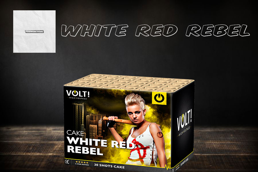 White Red Rebel - Batteriefeuerwerk von Vuurwertotaal