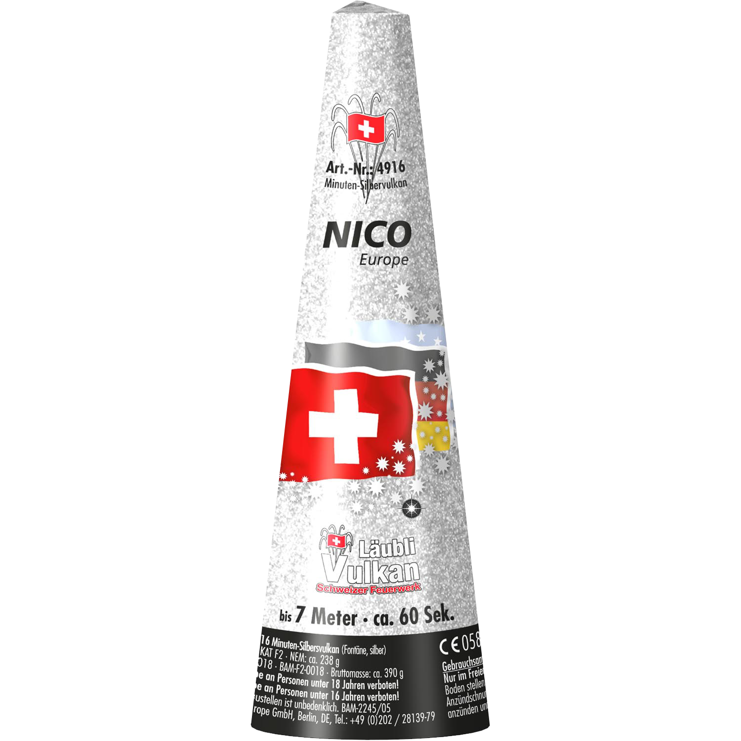 Nico Schweizer Silber Vulkan (Läubli)