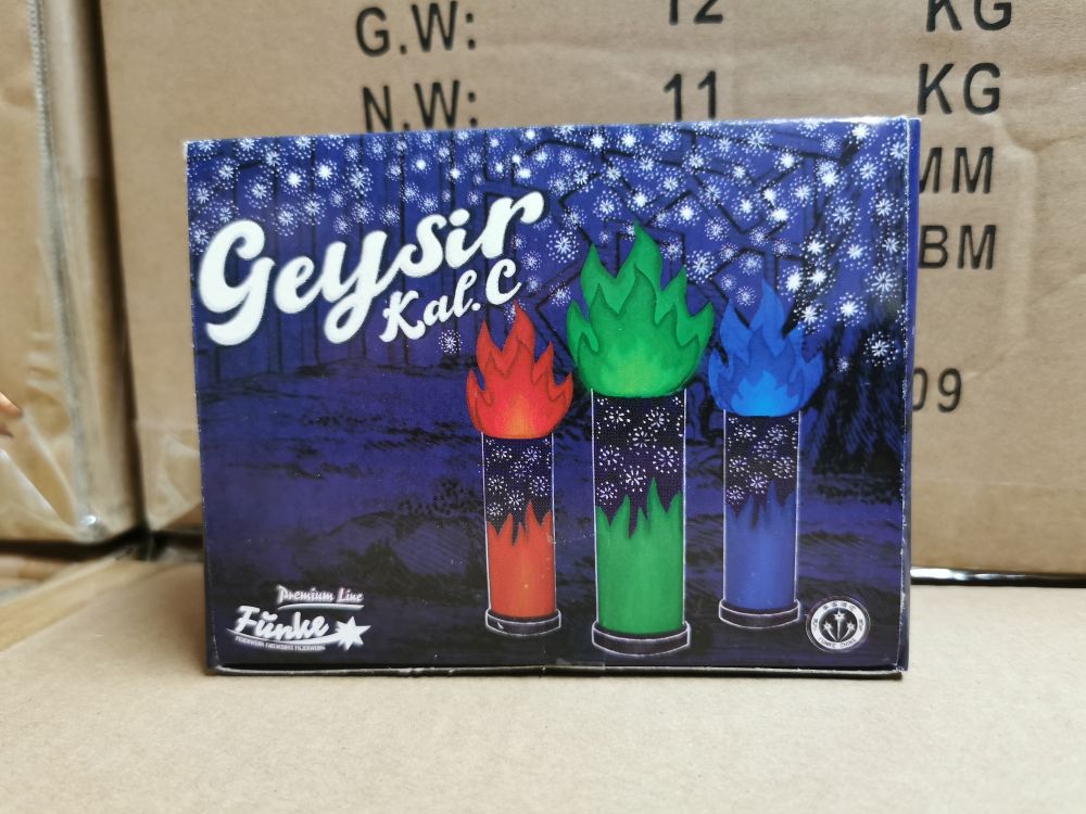 Geysir Kaliber C - Fontänen von Funke Feuerwerk