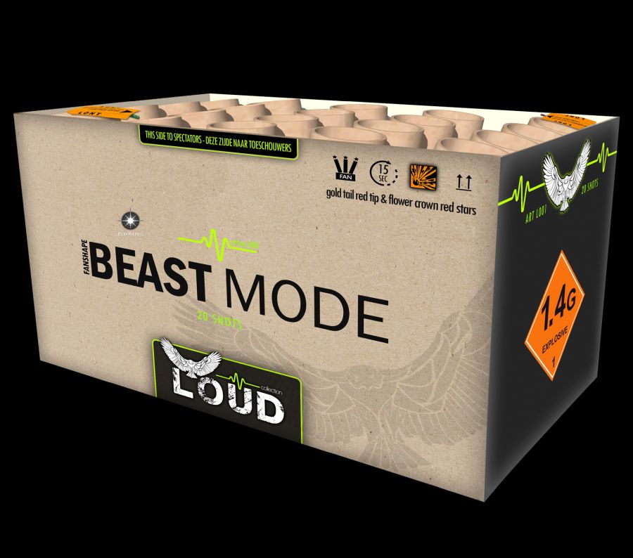 Beast Mode - Batteriefeuerwerk von Katan Vuurwerk
