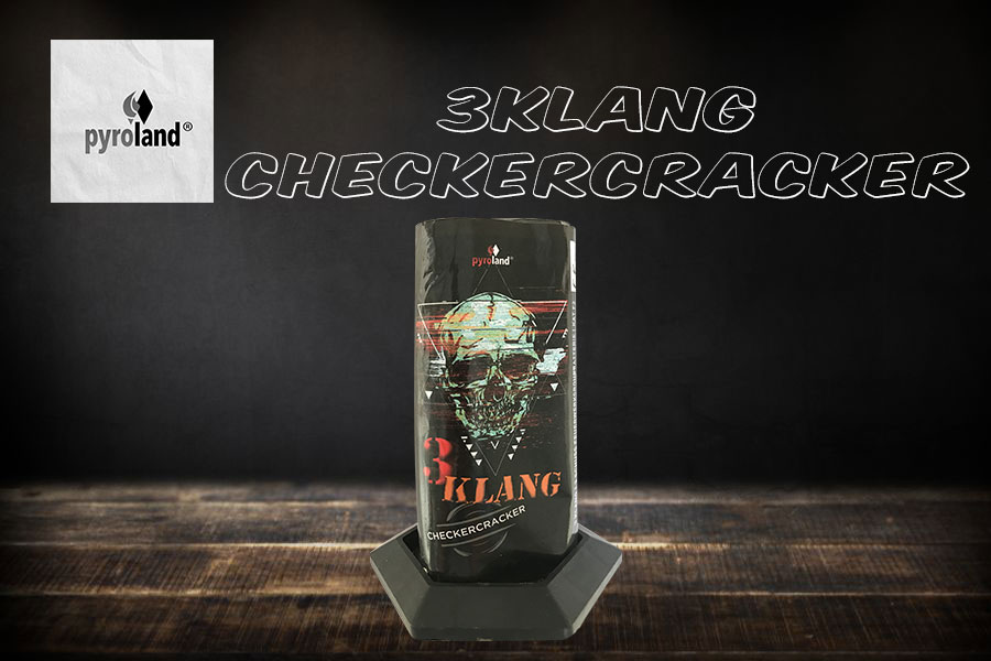 3Klang Bombenrohr Checkercracker von Pyroland