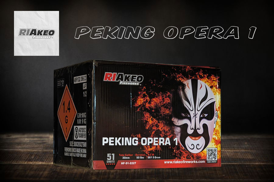 Peking Opera 1 - Batteriefeuerwerk von Riakeo