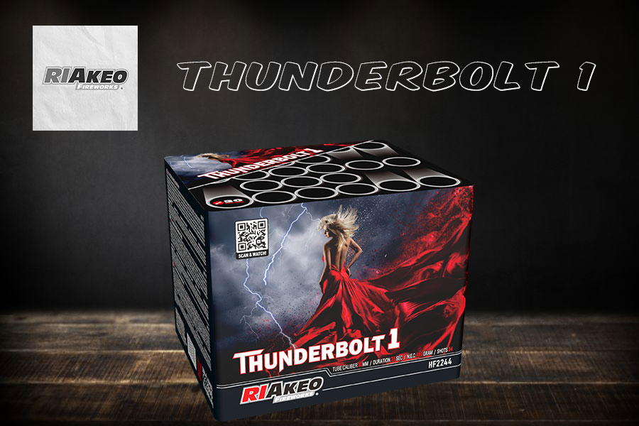 Riakeo Thunderbolt 1 - Batteriefeuerwerk