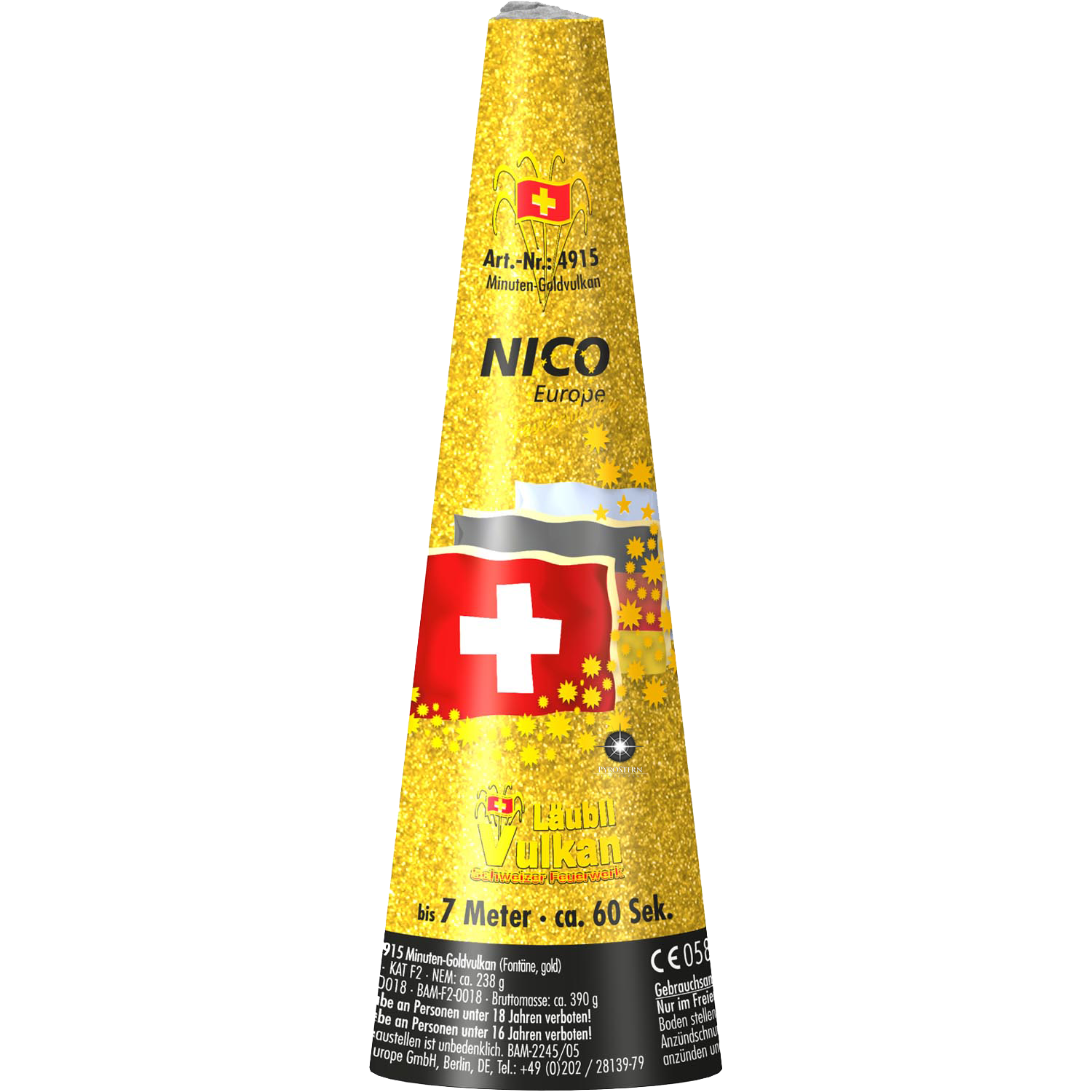 Nico Schweizer Gold Vulkan (Läubli)