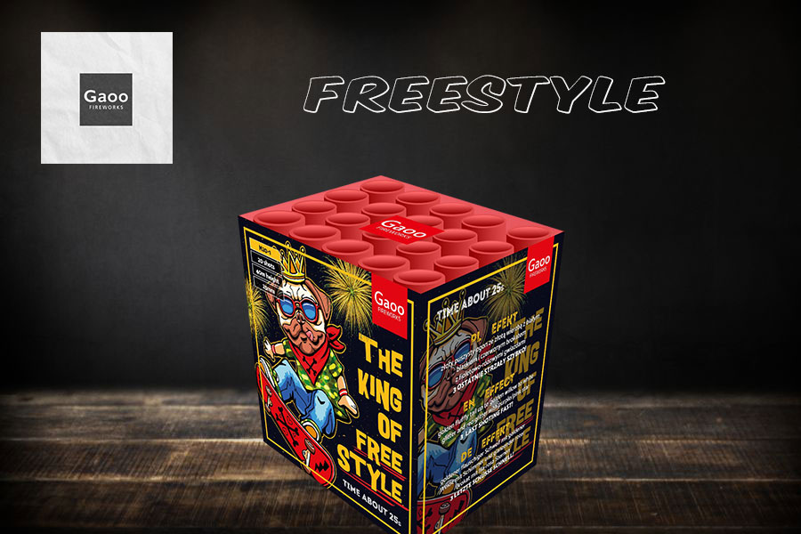 The King of Freestyle - Feuerwerksbatterie von Gaoo