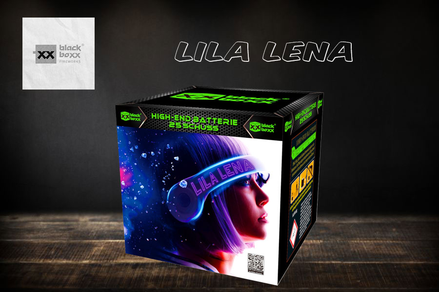 Lila Lena von Blackboxx - Feuerwerksbatterie