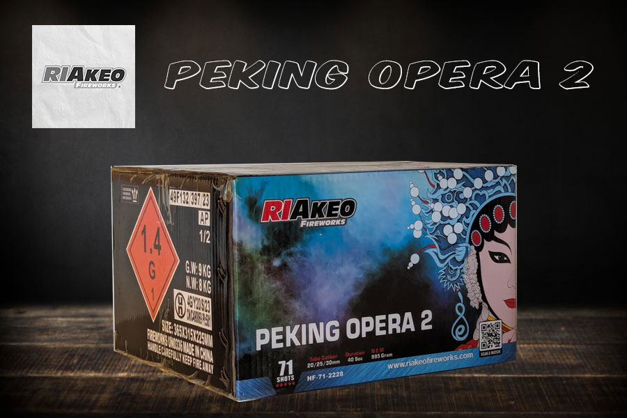 Peking Opera 2 - Batteriefeuerwerk von Riakeo