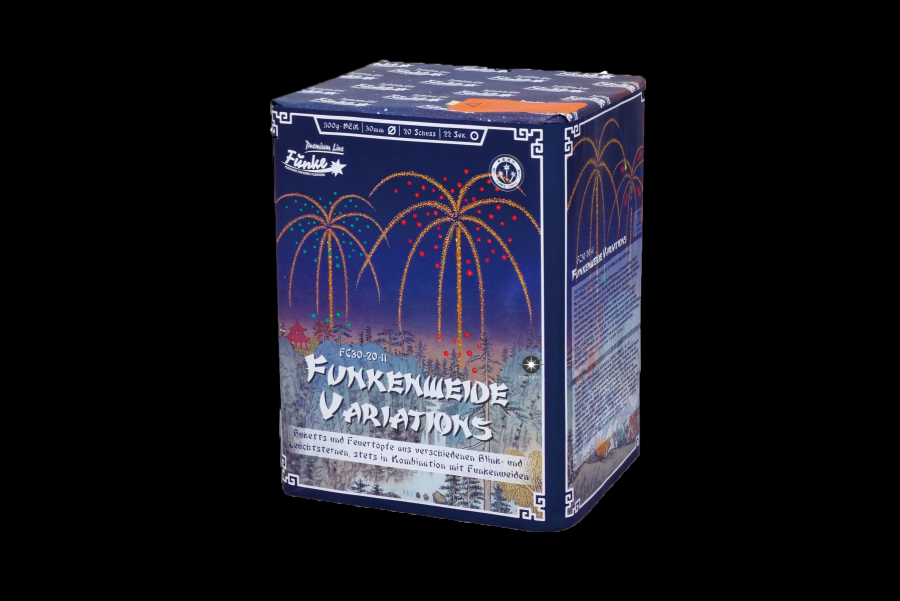 Funkenweide Variations von Funke Feuerwerk