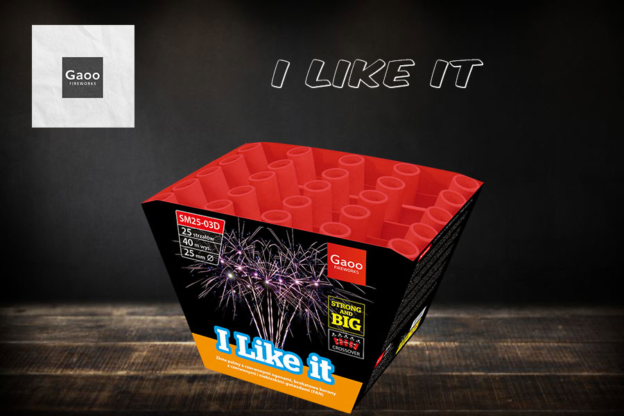 I like it - 25 Schuss Feuerwerksbatterie von Gaoo