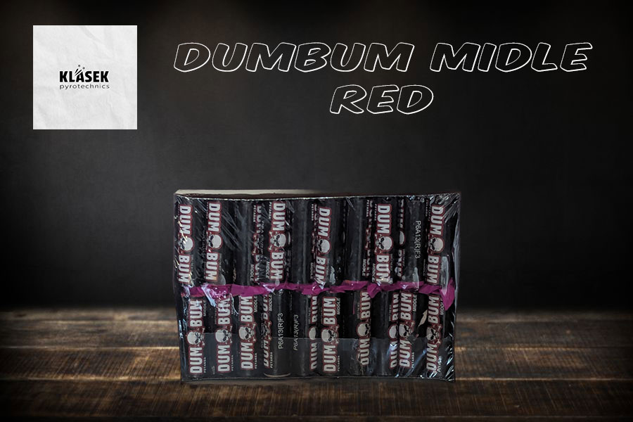 Dumbum middle red - F3 Böller von Klasek