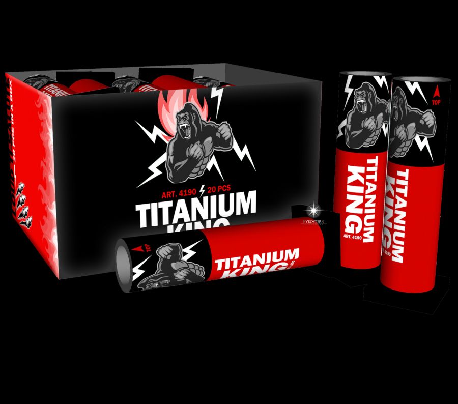 Titanium King 20 - Bombenrohre von Katan Vuurwerk