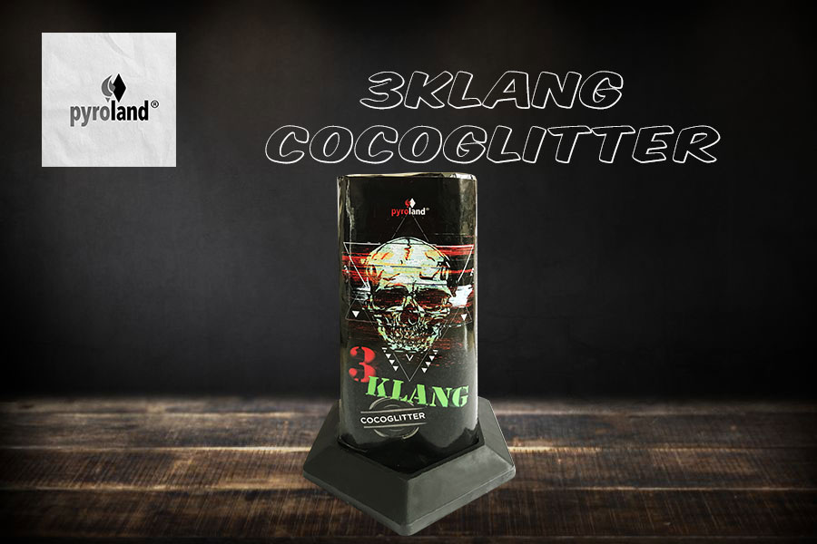 3Klang Bombenrohr Cocoglitter von Pyroland