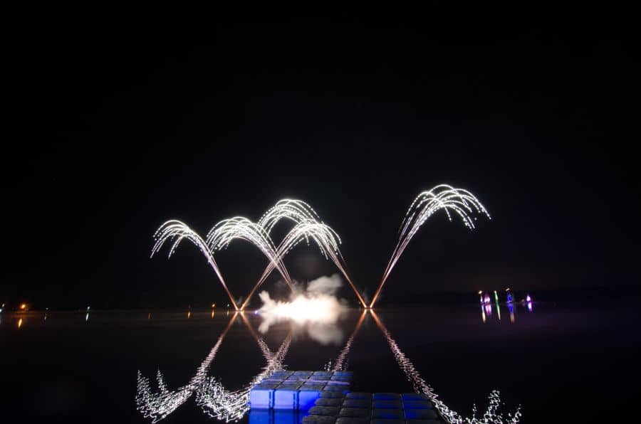 Musikfeuerwerk Tankumsee in Flammen - Eröffnungsbild