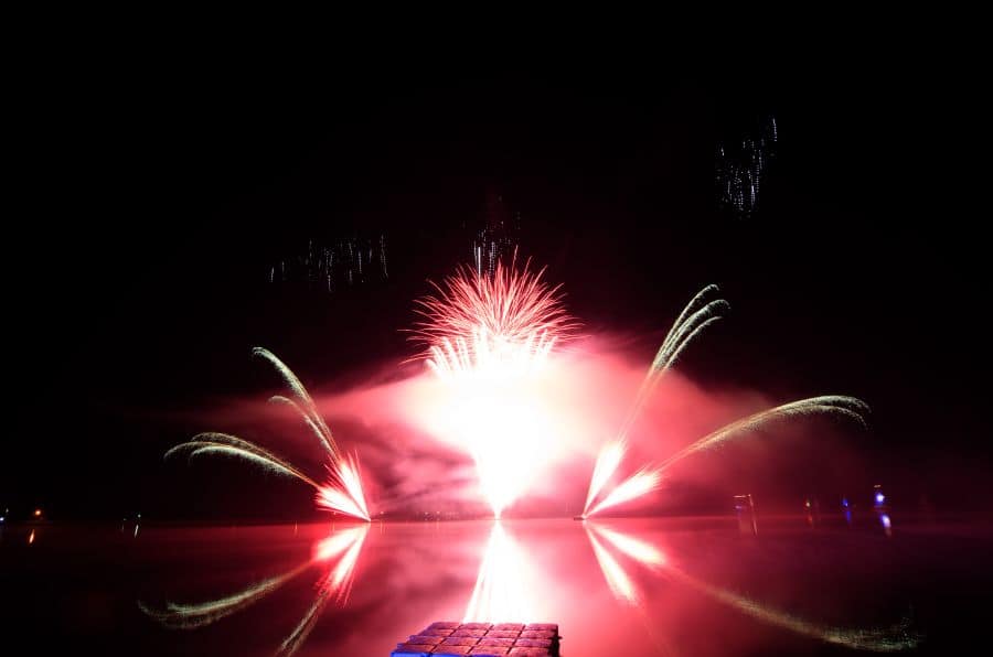 Musikfeuerwerk "Tankumsee in Flammen"