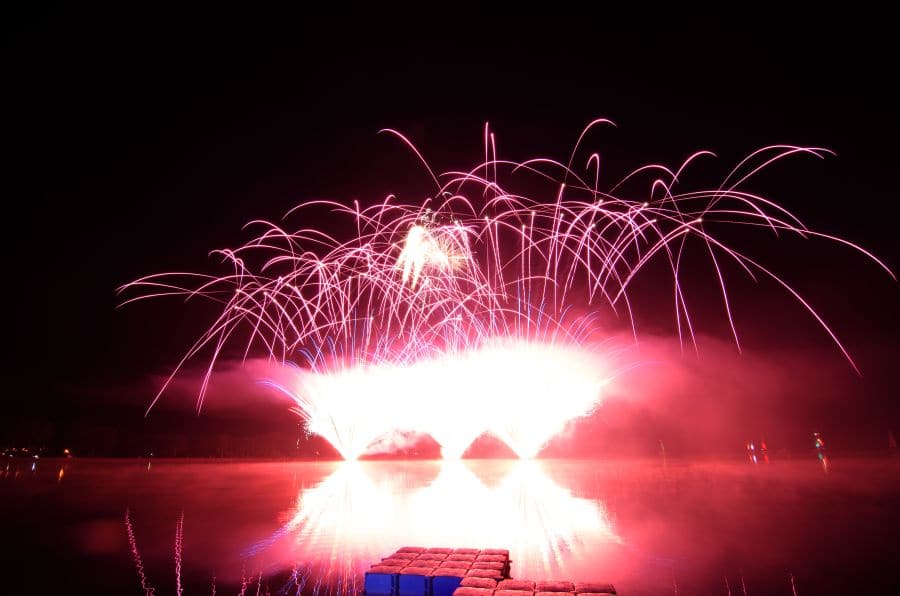 Feuerwerk "Tankumsee in Flammen"