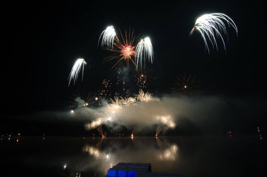 Feuerwerk "Tankumsee in Flammen"