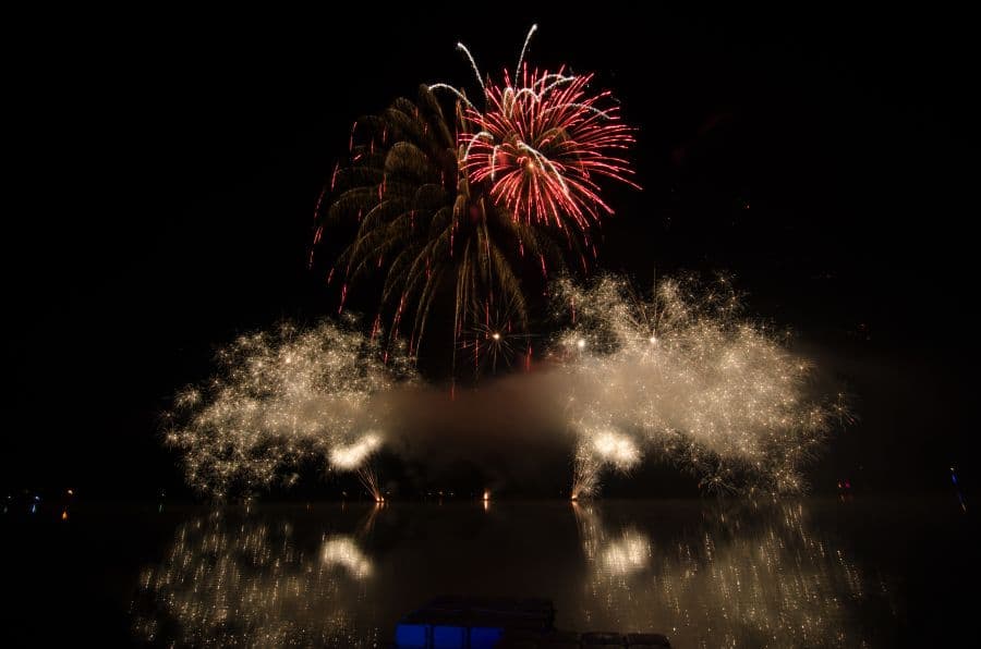 Feuerwerk "Tankumsee in Flammen"