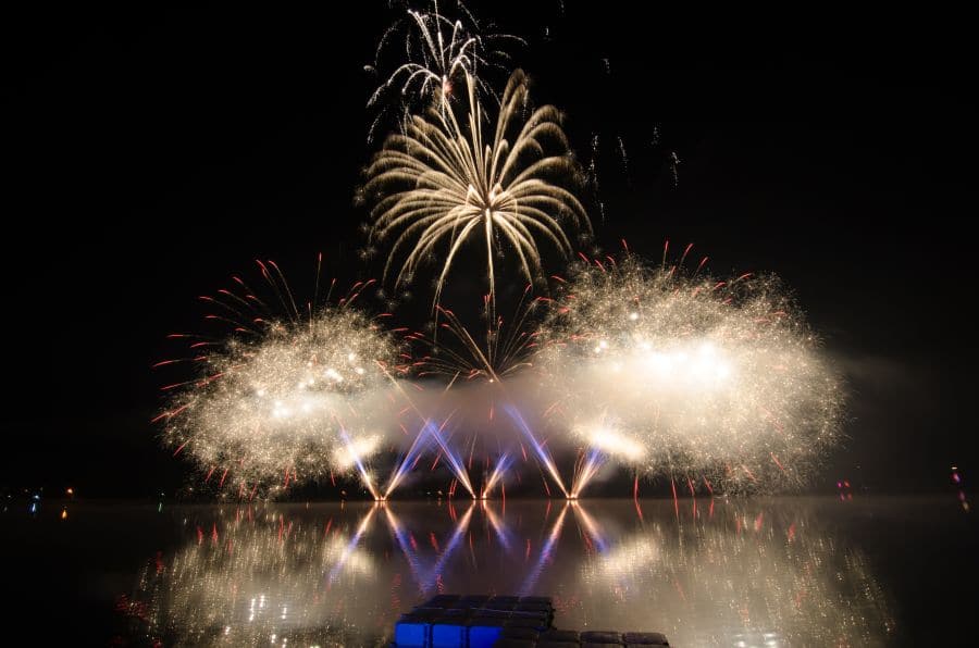 Musikfeuerwerk "Tankumsee in Flammen"