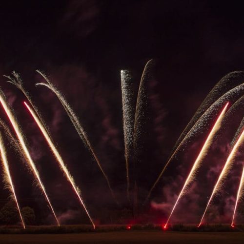 Bild zeigt eine Feuerwerk Show