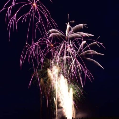 Feuerwerk zur 800-Jahr-Feier in Groß Oesingen