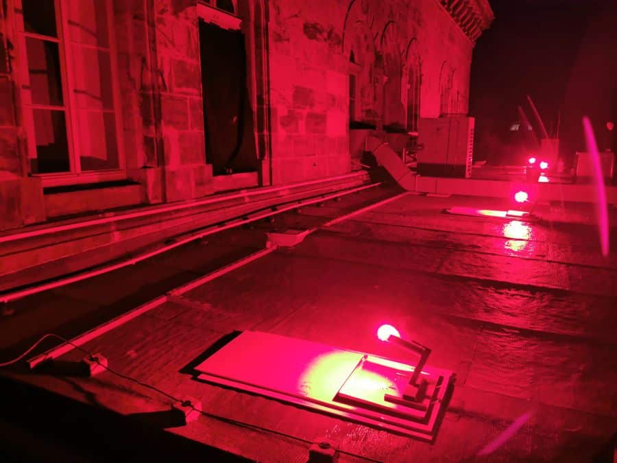 Bengalisches Feuer zur Gebeäude Beleuchtung